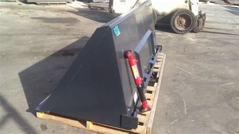 skid steer bucket with harley rake|skid steer chip seal bucket.